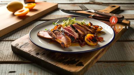 Smoked Duck Breast with Apricot Glaze - Illinois Style