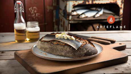 Swedish Charred Sourdough with Herring Butter