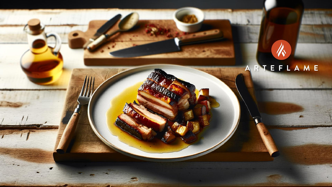 Georgia Molasses and Mustard Glazed Pork Belly