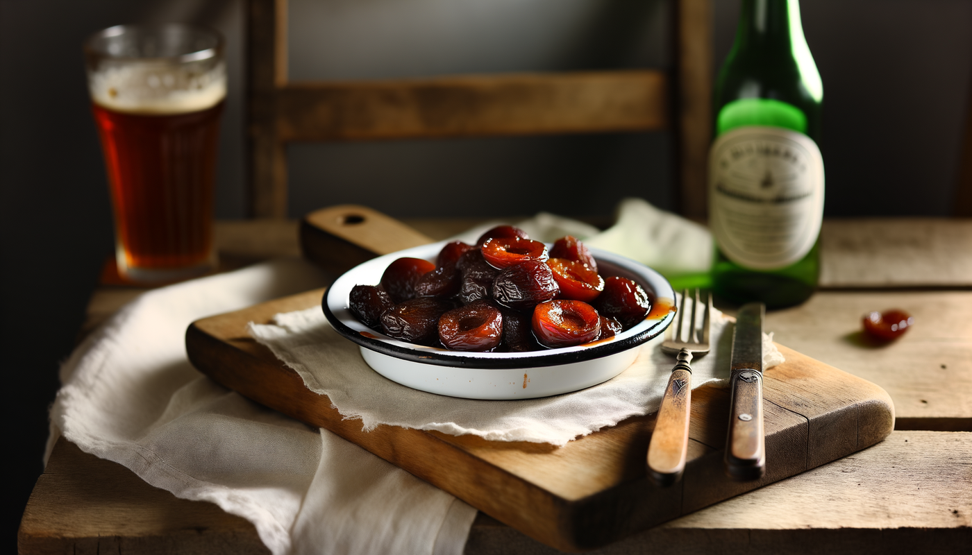 Fire-Grilled Swiss Plum Compote