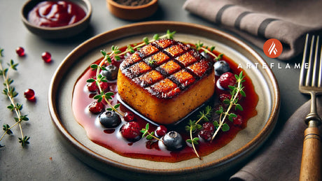 Grilled Foie Gras with Fruit Reduction on the Arteflame Grill