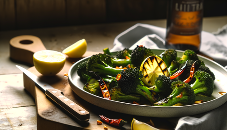 California Charred Broccoli with Lemon and Chili