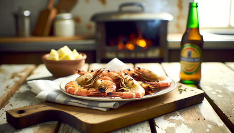 Grilled Irish Garlic Butter Dublin Bay Prawns