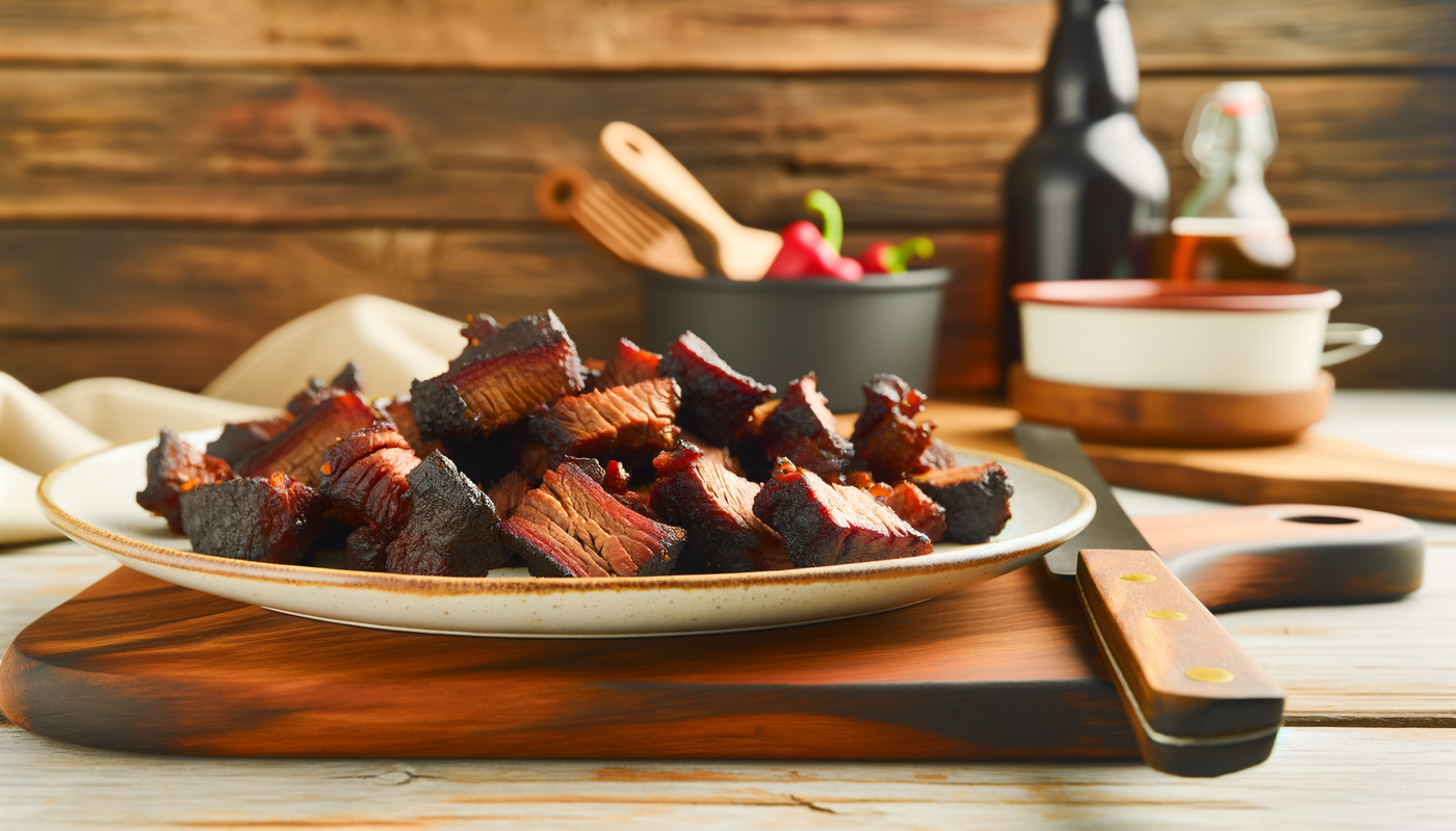 Georgia BBQ Brisket Burnt Ends on Arteflame Grill