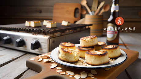 Grilled Almond-Crusted Ricotta Cakes – Italian Dessert