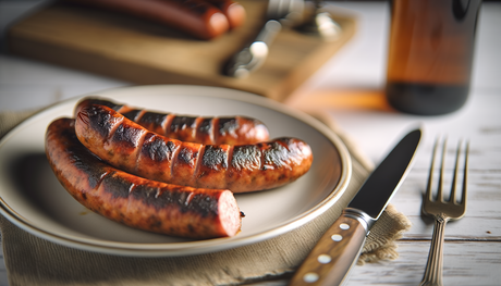 Grilled Iowa Kielbasa Sausage on the Arteflame