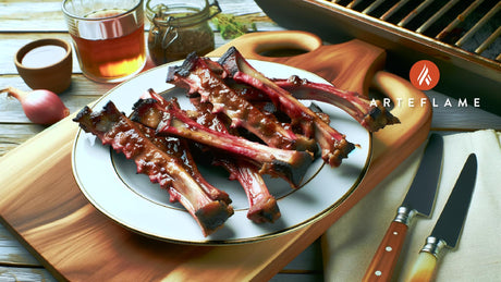 Alaskan BBQ Caribou Ribs on the Arteflame Grill