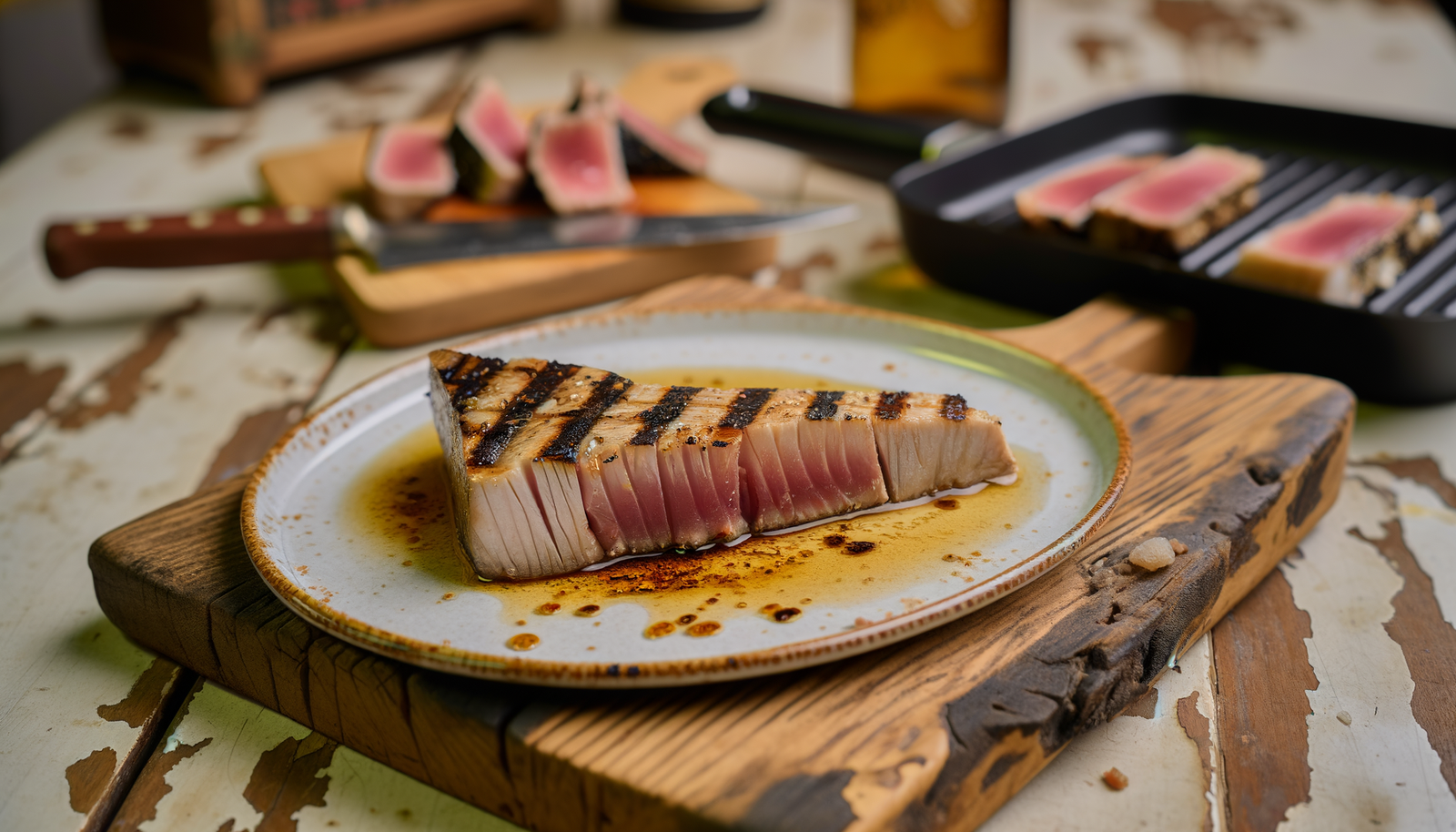 Grilled Spanish Bluefin Tuna Belly