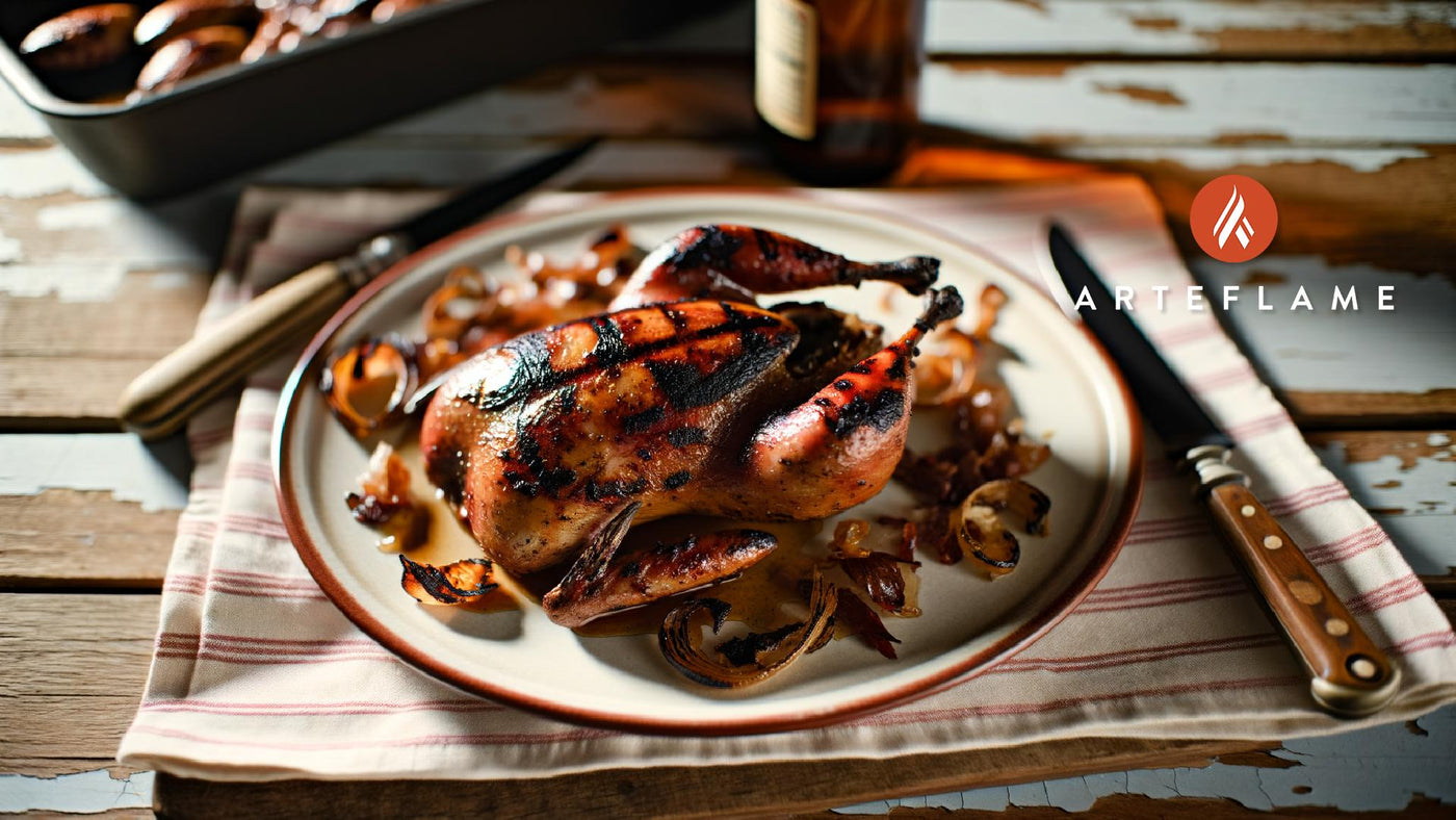 Grilled South Carolina Bourbon Quail