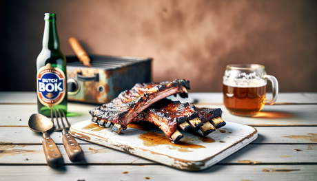 Dutch Bock Beer Grilled Spare Ribs