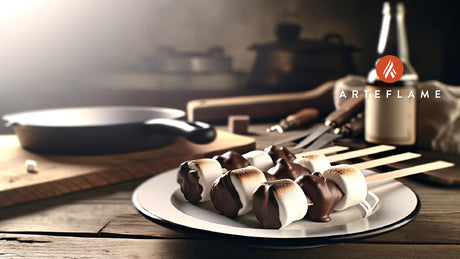Swiss Chocolate Marshmallow Skewers
