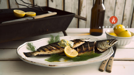 Swedish Charcoal-Grilled Pike with Lemon-Dill Butter