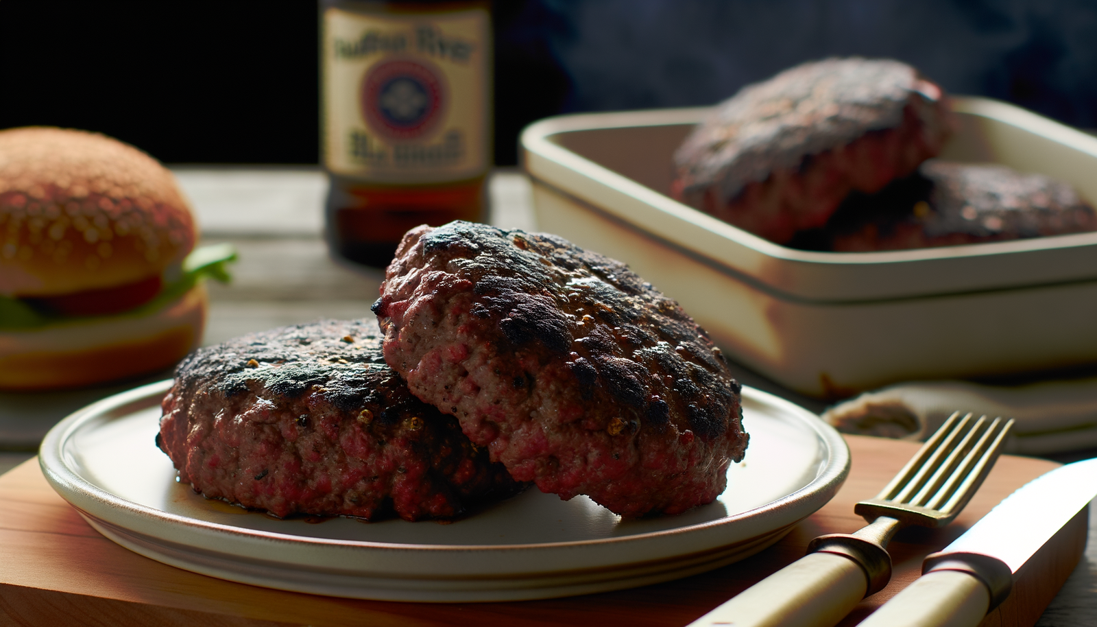 Arkansas Buffalo River Elk Burgers on the Arteflame Grill