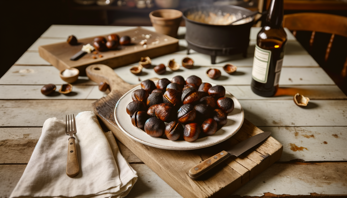 Danish Fire Roasted Chestnuts on the Arteflame Grill