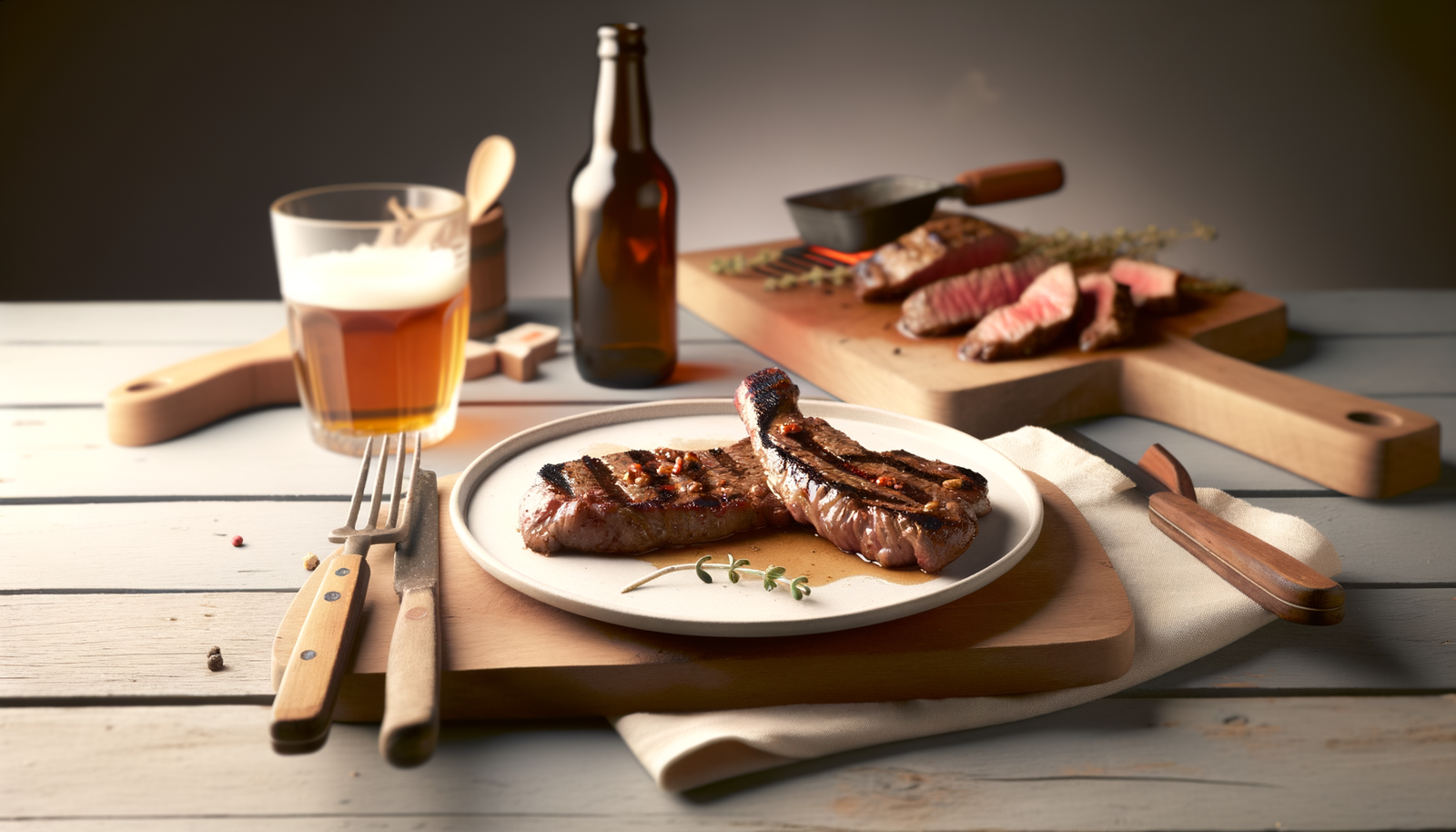 Grilled Marinated Hanger Steak – Classic French Recipe