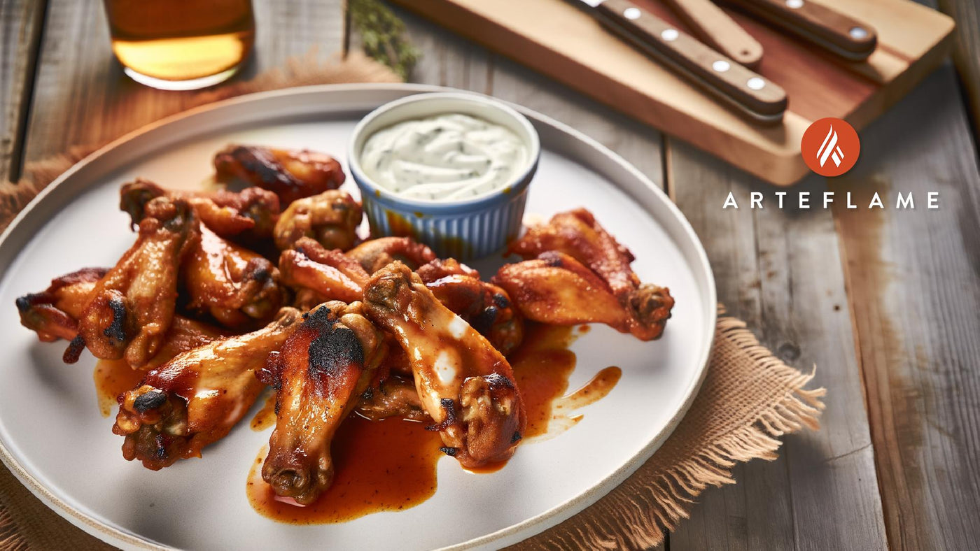 Idaho Buffalo-Style Grilled Chicken Wings