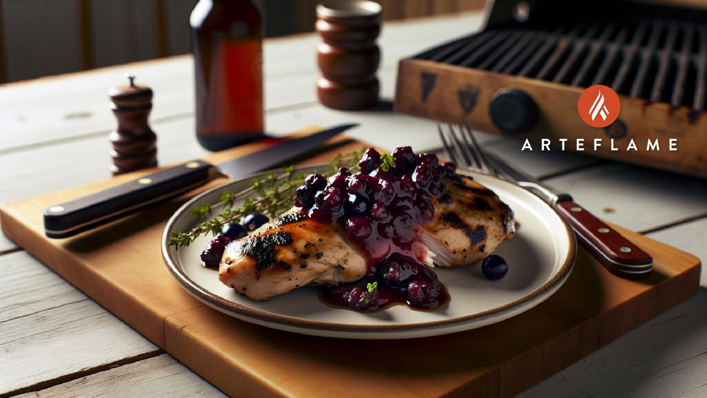 Idaho Huckleberry BBQ Chicken on the Arteflame Grill