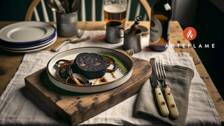 Grilled Irish Black Pudding with Caramelized Onions