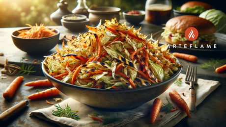 Grilled Crispy Coleslaw Recipe | Arteflame Grill Cooking