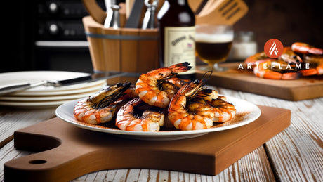 Grilled Blackened Shrimp Connecticut Style