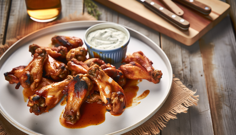 Idaho Buffalo-Style Grilled Chicken Wings