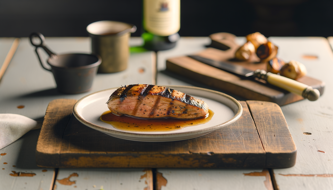 Irish Whiskey-Grilled Duck Breast