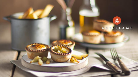 Welsh Flame-Grilled Mini Pies with Cheddar Crust