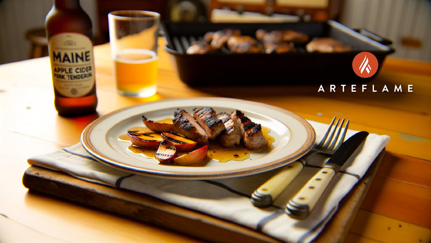 Maine Apple Cider Grilled Pork Tenderloin