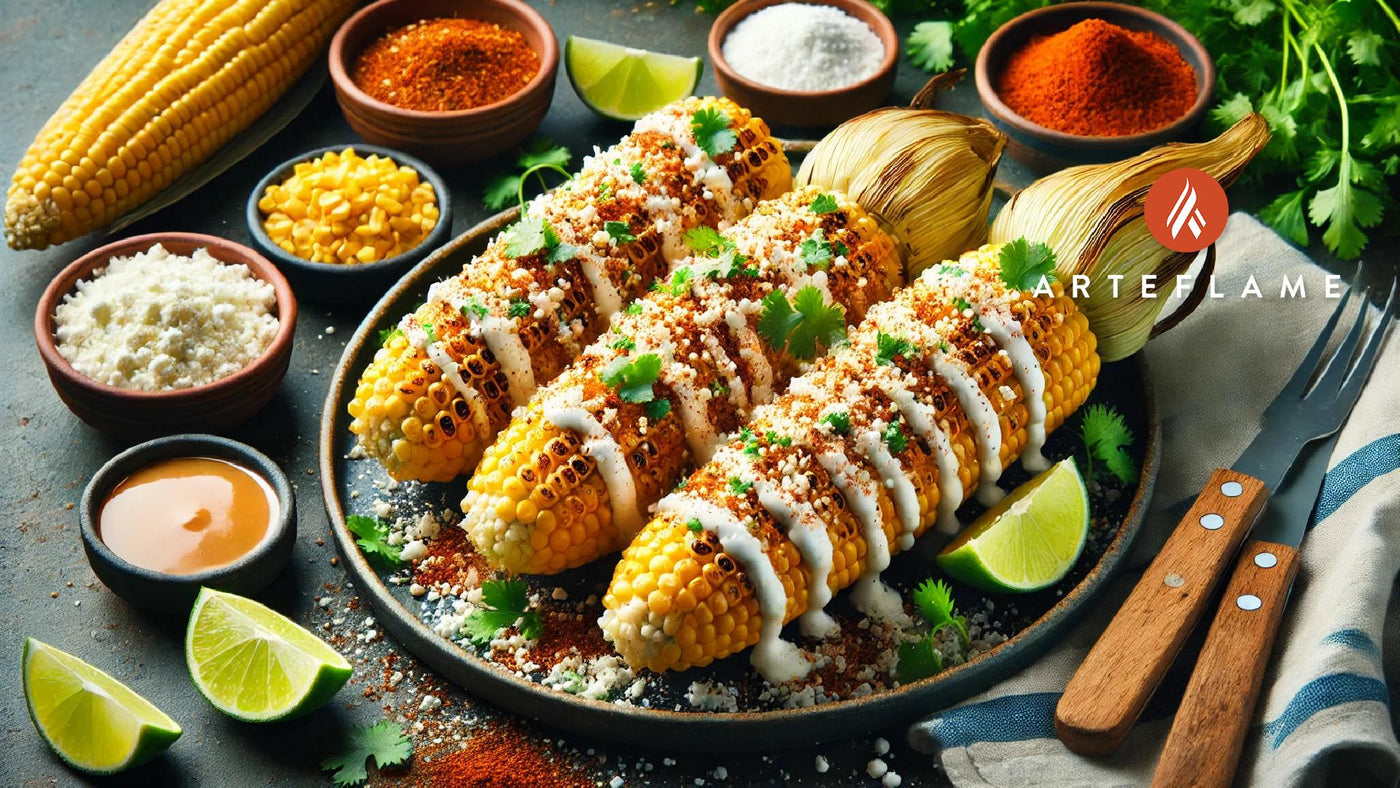 Grilled Elote (Mexican Street Corn) | Arteflame Recipe