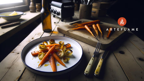 Grilled Norwegian Carrots and Fennel with Honey Glaze