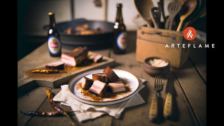Belgian Winter Spiced Pork Belly on the Arteflame Grill
