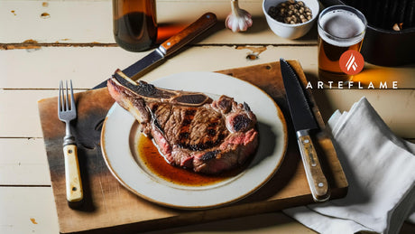 Iowa Beef Ribeye Steak Grilled to Perfection