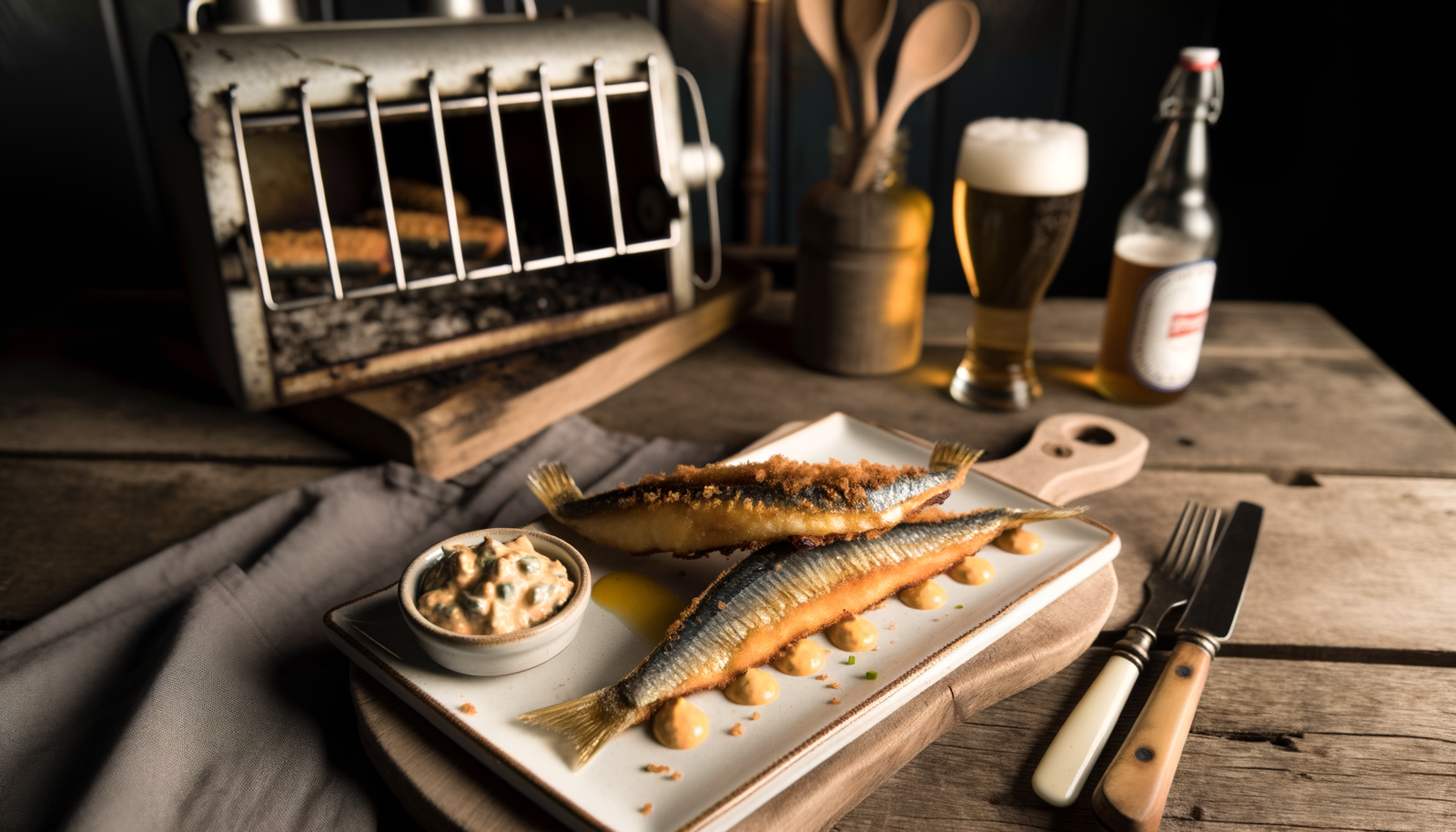 Seared Dutch Smelt Fish with Remoulade