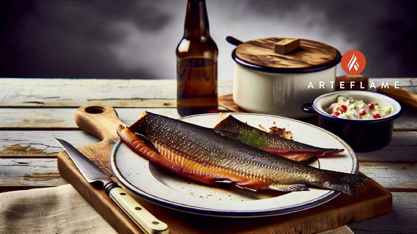Hot-Smoked Norwegian Trout with Birchwood Aroma