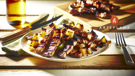 Hawaiian BBQ Pork Strips - Grilled Island Flavor