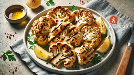 Delicious Grilled Cauliflower Steaks Recipe on the Arteflame Grill