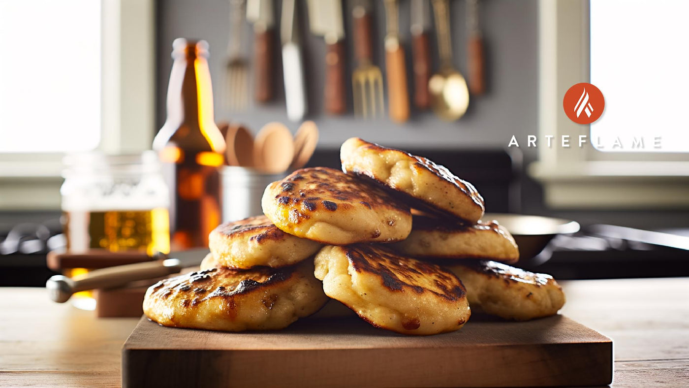 Fire-Grilled Canadian Bannock with Honey