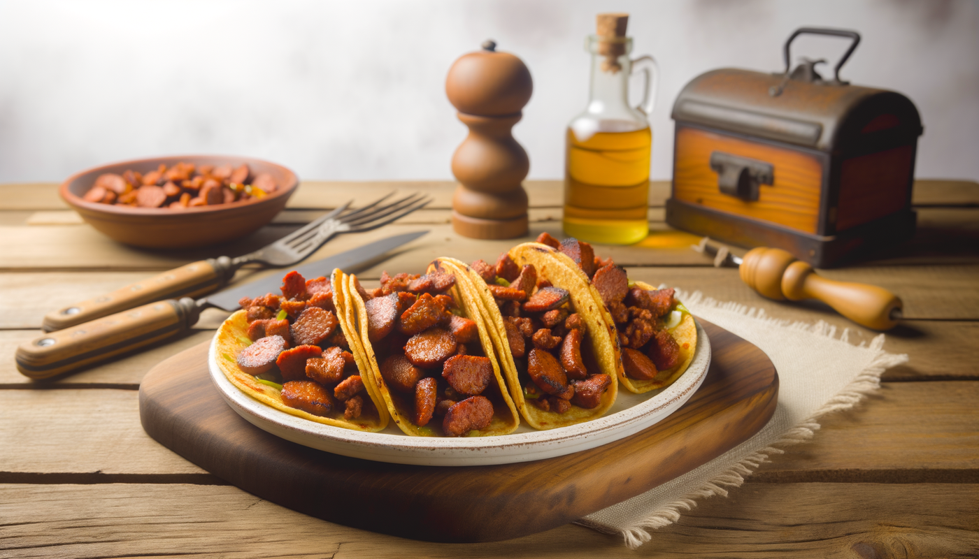 Grilled Mexican Chorizo Tacos on the Arteflame