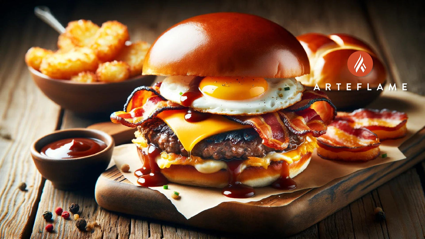 Ultimate Barbecue Breakfast Burger