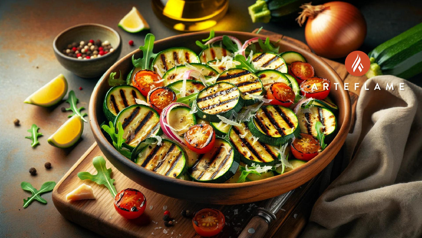 Grilled Zucchini Salad Recipe: A Low-Carb Delight on Arteflame Grill