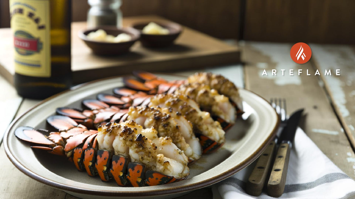 Hawaiian Style Grilled Lobster Tail on Arteflame Grill