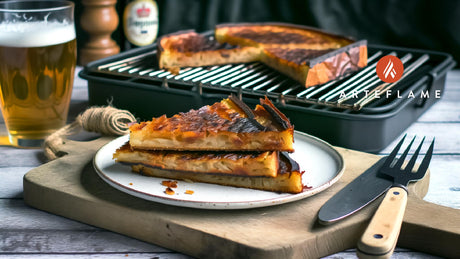 Grilled Spekkoek Slices - Dutch Layer Cake on the Grill