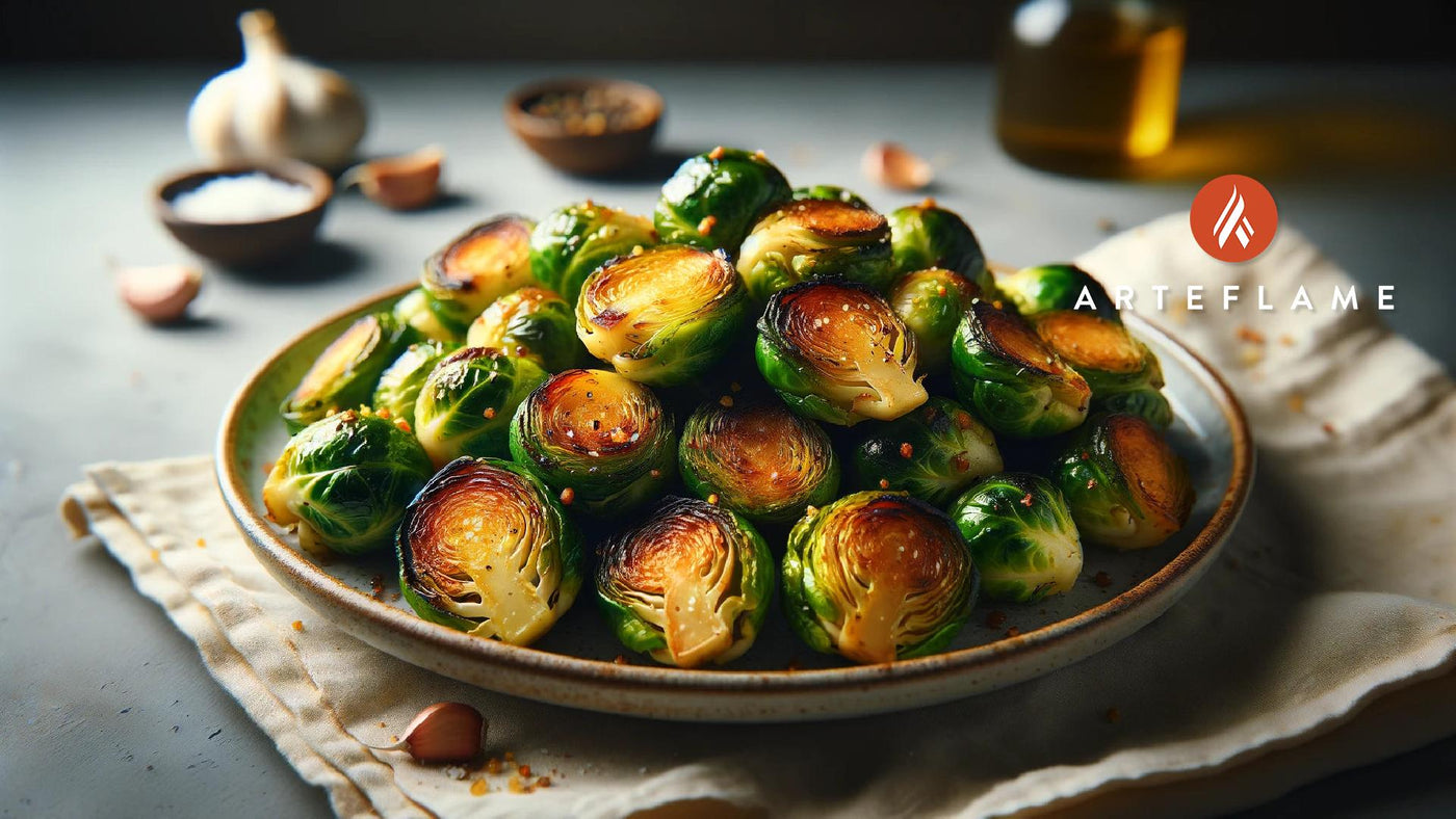 Roasted Brussels Sprouts on the Arteflame Grill