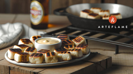 Grilled Indiana Sugar Cream Pie Bites