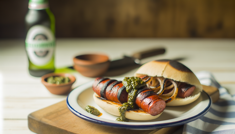 Choripán Mexicano - Grilled Mexican Chorizo Sandwich