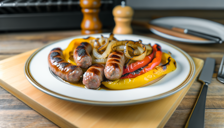 Georgia Smoked Sausage and Peppers on the Arteflame