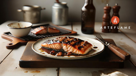 Arkansas Molasses Glazed Grilled Salmon