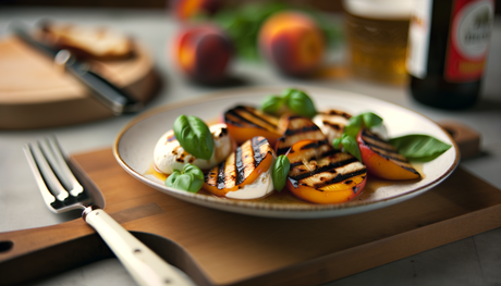 Georgia Grilled Peach Caprese Salad