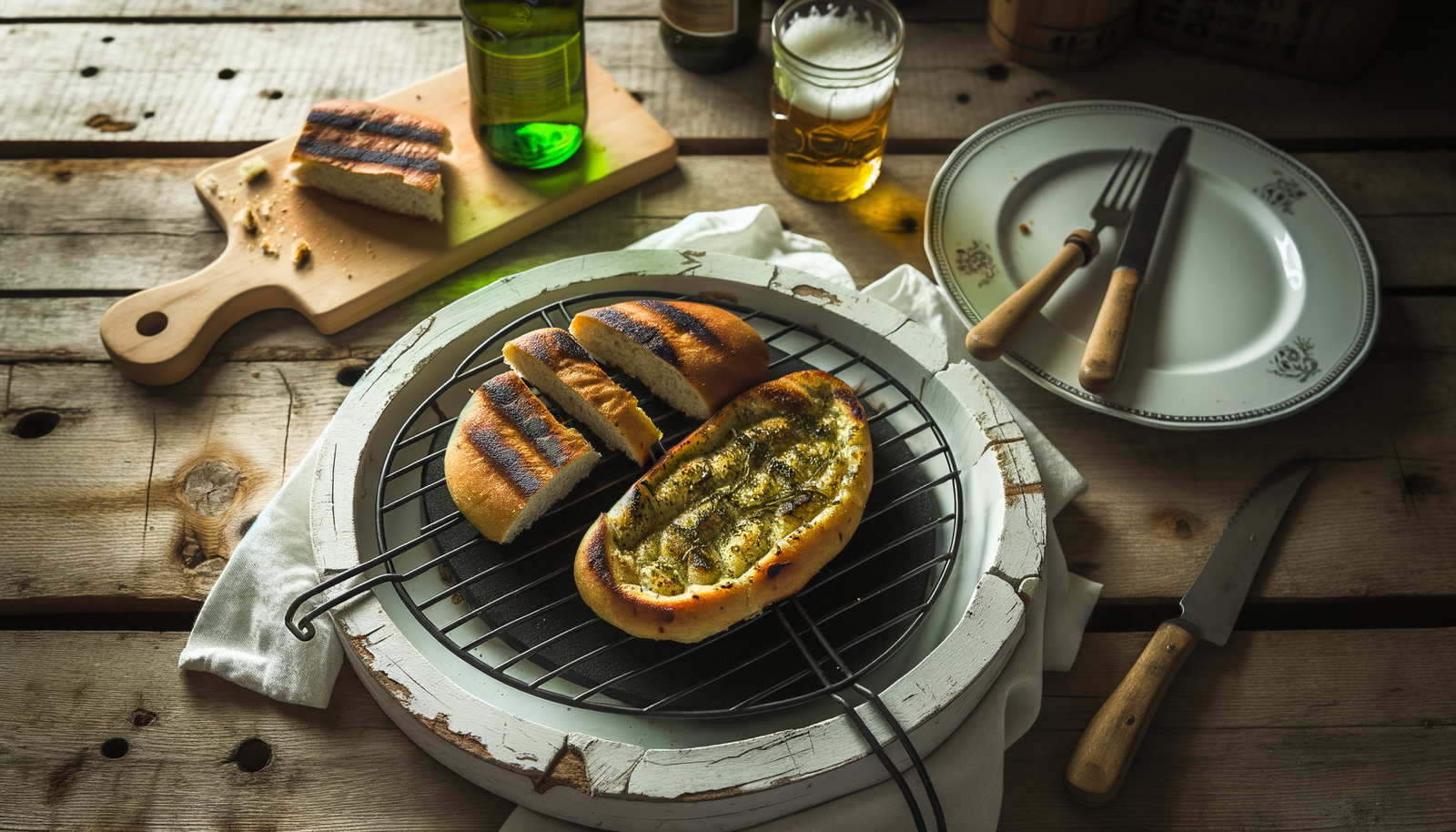 Swedish Herb-Grilled Bread on Arteflame