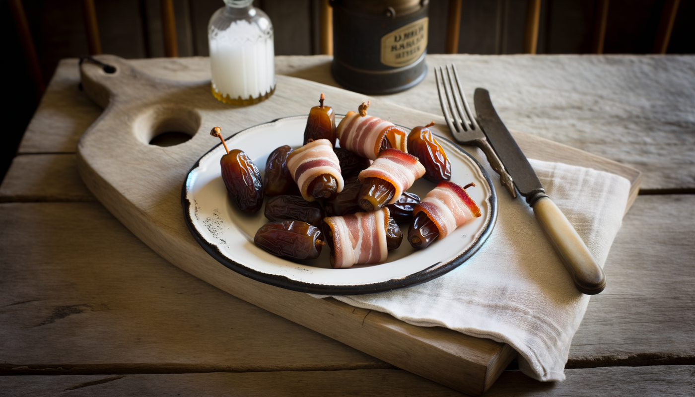 Danish Bacon Wrapped Dates on Arteflame Grill